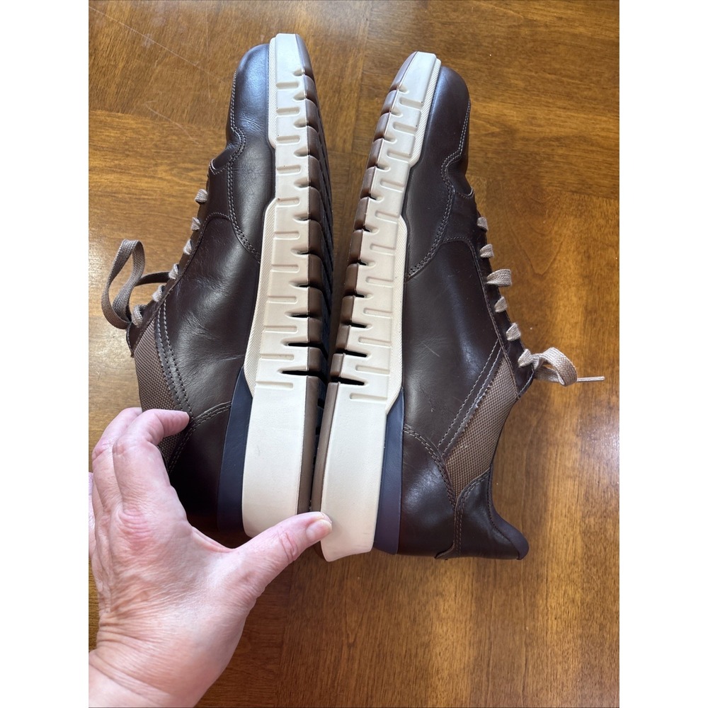 ECCO Mens Gruuv Studio Sneaker Brown Sz 11-11.5 - Picture 4 of 8